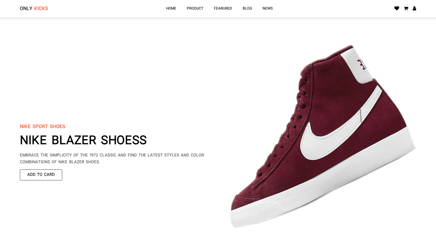 Only Kicks Project Screenshot